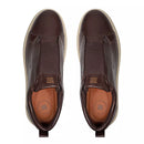 TÊNIS MASCULINO CASUAL EM COURO MARROM - CAFÉ