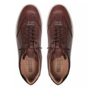 TÊNIS MASCULINO CASUAL EM COURO MARROM LINHA LIEVE