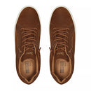 TÊNIS MASCULINO CASUAL EM COURO MARROM LINHA LIEVE