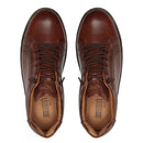 TÊNIS MASCULINO CASUAL EM COURO MARROM LINHA LIEVE