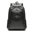 MOCHILA PORTA NOTEBOOK MASCULINA EM COURO COM RODINHAS PRETO