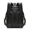 MOCHILA PORTA NOTEBOOK MASCULINA EM COURO COM RODINHAS PRETO