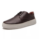 TÊNIS MASCULINO CASUAL EM COURO MARROM - MOCA