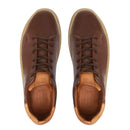 TÊNIS MASCULINO CASUAL EM COURO MARROM