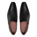 SAPATO MOCASSIM MASCULINO SOCIAL EM COURO PRETO COM CONFORTO