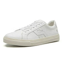 TÊNIS MASCULINO CASUAL EM COURO BRANCO COM CONFORTO - WHITE