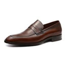SAPATO LOAFER MASCULINO SOCIAL EM COURO MARROM COM CONFORTO - BROWN
