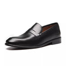 SAPATO LOAFER MASCULINO SOCIAL EM COURO PRETO COM CONFORTO - BLACK
