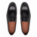 SAPATO LOAFER MASCULINO SOCIAL EM COURO PRETO COM CONFORTO - BLACK