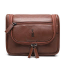 NECESSAIRE MASCULINA EM COURO MARROM - WHISKY