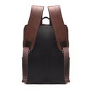 MOCHILA PORTA NOTEBOOK MASCULINA EM COURO MARROM - WHISKY