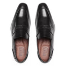 Sapato Loafer Masculino Social Em Couro Preto - VAQ