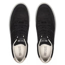 TÊNIS MASCULINO CASUAL EM COURO PRETO COM CONFORTO