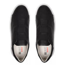 TÊNIS MASCULINO CASUAL EM COURO PRETO COM CONFORTO