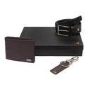 Kit Carteira + Chaveiro + Cinto Masculino